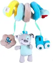 HOMOBABE 1pc Multifunctional Crib Pram Hanging Rattles Spiral Stroller Toy with Body for Play for Car Seat Crib Use