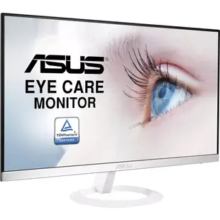 ASUS VZ249H-W 24型 IPS 螢幕 (白色) ASUS 薄邊框 廣視角 內建喇叭 華碩【每家比】