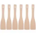 6 Pcs Wooden Pizza Shovel Student Scraper for Cooking Small Spatula