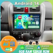 For HONDA CRV 2006-2012 Android14 Head Unit CarPlay Car Stereo DAB+AHD QLED HDMI (for: Honda)