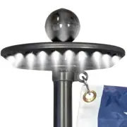 Sirius Solar Flagpole Light - Ultra Bright - Weather Proof Design - 12 Hour B...