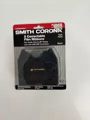 Smith Corona Coronaprint 2 Pack Correctable Film Ribbons H Series Black H21000