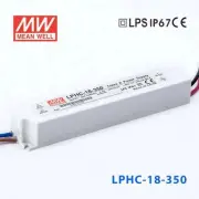 Mean Well LPHC-18-350 AC-DC Single output LED driver Constant Current