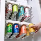Soft drinks Soda Can Storage Rack Refrigerator Slide Under Shelf For Soda Can Be