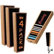 Wooden Tap Handles Beer Tap Handle Chalkboard tap Handle for kegerator, keg t...