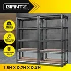 Giantz 1.5M Warehouse Shelving Garage Storage Shelves Racking Steel Charcoal