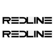Redline - Black - Seat decal set - Old school bmx