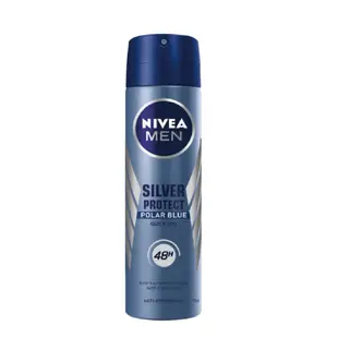 NIVEA 妮維雅 男士止汗爽身噴霧 極限動力 極光炫藍150ml(德國妮維雅/男士止汗噴霧)