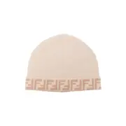 [Fendi] Fendi Reversible Beanie Hat II NUMERIC NEUTRALS/BROWN