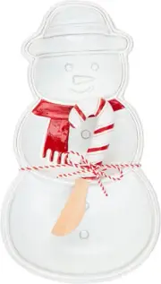 Mudpie - Snowman Triple Tidbit Set - 41860076