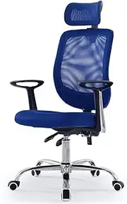 Stable Ergonomic Adjustable Office Chair，Comfortable High Back Desk Chair，Breathable Mesh Cloth Computer Chair with Lumbar Support Mobile