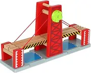 DIY Wooden Train Set Bridge Compatible Tank Engine Train Tracks Toys for Creative Toddlers Ages