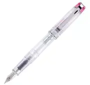 Pilot Prera Fountain Pen - Pink & Clear Body - Medium Point - P60825 - New Box