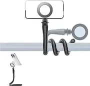 IJYHZKE Magnetic Phone Mount, Flexible Wrap for iPhone & Action Camera, 360° Bendable Aluminum with 1/4" Adapter, Anti-Slip Silicone, 16 Strong Magnets, for Vlogging, Live Streaming, Sports