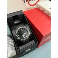 在飛比找蝦皮購物優惠-Tissot seastar 1000 黑面機械款 矽膠錶帶