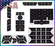 Steering AC Climate Window Button Sticker For Mercedes Benz V2 Repair Kit Decals