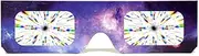 Paper Cardboard Diffraction Glasses - Great for Christmas Lights, Parties, Raves, Music Festivals, Light Shows, Fireworks