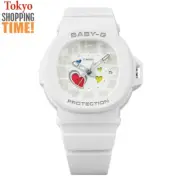 CASIO BABY-G BGA-10-7AJF PLAYFUL HEARTS White Analog Women Watch NEW MODEL