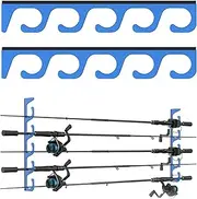 Premium Wall & Ceiling Fishing Rod Holder - Durable, Scratch-Resistant Steel Organiser for All Rod Types - Modern, Rust-Free & Easy Install Design