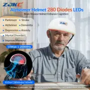 ZJKC 810nm Parkinson Physical Therapy Brain Treatment Near Infrared Light Helmet