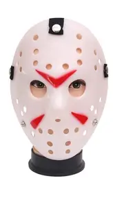 HALLOWEEN FRIDAY THE 13TH IMITATION HOCKEY MASK HORROR (white)