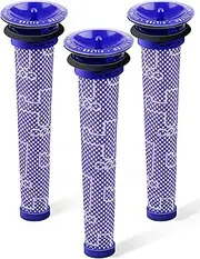 3Pack Pre Filters Replacement for Dyson - Vacuum Filter Compatible with Dyson V6 V7 V8 DC59 DC58 Replaces Part 965661 01