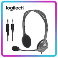 在飛比找蝦皮購物優惠-羅技 Logitech H110 立體聲耳機, 帶麥克風 3