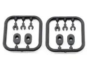 XRAY Composite Eccentric Bushings/Caster Clips (2) [XRA372315]