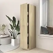 Apothecary Cabinet, Home Office & Tea Bedroom Organization and Storage Sonoma Oak 30x42.5x150 cm Engineered Wood