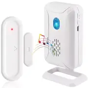 Personal Security Window Door Alarm 113dB Loud Magnetic Sensor 36 Chime for Home