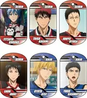 Kuroko's Basketball - Chara Metal Tag 2 (6pcs) by ensky