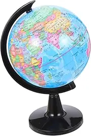 Totority Kids' Interactive Globe Rotating World Map Names of Countries Cities and Continents Sturdy and Educational Toy