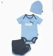 Puma Mini Beanie Newborn Baby Set In a GIFT BOX