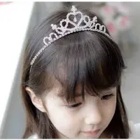 在飛比找蝦皮購物優惠-現貨：兒童 公主皇冠髮箍 女孩水鑽公主髮箍