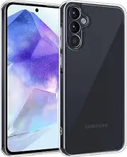 [TENOC] Phone Case for Samsung Galaxy A55 5G, Clear Case Non-Yellowing Protective Bumper Hard Back Cover