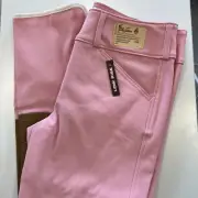The Tailored Sportsman Riding Breeches Flamingo Pink and Tan Girls Size 16R