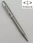 Parker Sonnet Series Ballpoint Pen Steel Color+Silver Clip 0.7mm Black Ink