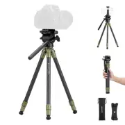CH10L Carbon Fiber Tripod with S1 Mini Fluid Head, 28" Compact Desktop Tripod...
