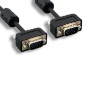 Kentek 3ft Ultra Slim SVGA HD-15 Video Cable EMI for PC Monitor TV Projector
