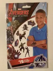 Marvel Avengers Age of Ultron Temporary Tattoos - 75 Count