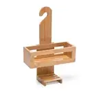 Genuine Designer Waterproofed Bamboo Wood Shower Caddy Shelf Rack Toiletries