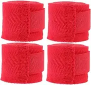 Kisangel Protective Boxing Hand Wraps 4 Rolls of Cotton Gym Straps for Boxing Kickboxing Thai Washable and Comfortable