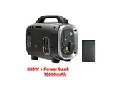 1* Gentrax 800W Max 700W Rated Inverter Generator Pure Sine Wave + 1* VoltX 10000mAh Power Bank