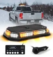 Super Bright Rooftop Emergency Strobe Light Bar 42 LED Double Side Warning Light