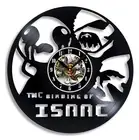 The Binding of Isaac Vinyl Wall Clock - Retro Decor - Unique Home Accent - Gift