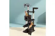 i.Pet Cat Tree 193cm Tower Scratching Post Scratcher Condo House Trees Grey