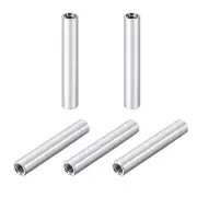 5 Pcs M3x55mm Round Aluminum Standoff Column Spacer Female for DIY