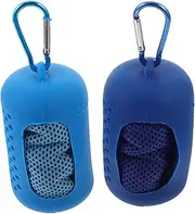 MOBUTOFU Multi-Function Compact Cooling Towel Set for Yoga Fitness Running Gym Travel Quick Dry Ice Feeling