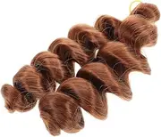 LOORGVEL Curly Hair Extension For Women Natural Look Braided Curly Extension Hair Decoration For Parties, Festivals, And Everyday Fashion