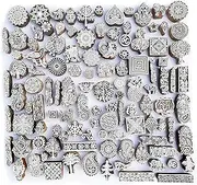 Royal Kraft Assorted Wooden Block Printing Stamps (Set of 25) Bulk01_25